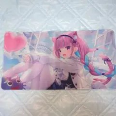 匿名配送　ホロライブ　湊あくあ　 プレイマット　30×60　4