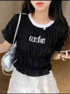 半袖 黒 夏服 M レディース服