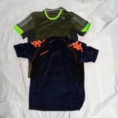 kappa 　adidas ドライTシャツ　Mサイズ　２点セット