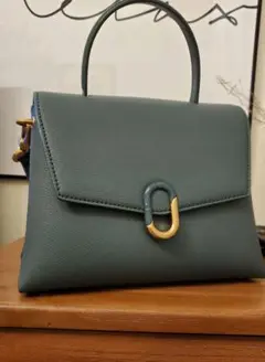 CHARLES & KEITH グリーン ハンドバッグ
