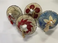 昭和レトロ　タバコ傘4個セット　タバコ包み紙パッケージ　手作り 置物 インテリア