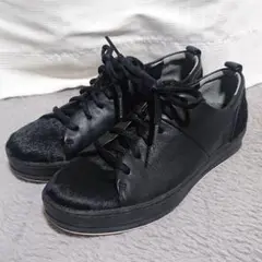 ANYO✴️本革 ハラコ レザースニーカー 23cm