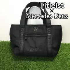 【タイトリスト×メルセデスベンツ】ブラック ラウンドバッグ トートバッグ