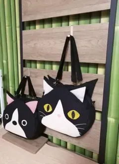 那月様専用です。ハチワレ猫ちゃん ボストンテリア ショルダーバッグ 2点