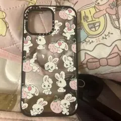 CASETiFY ウサギとイチゴのソフトケース