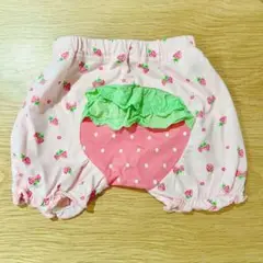 ★新品未使用★いちご柄 ベビー ショートパンツ 80cm