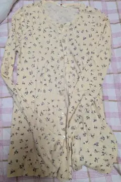 45rpmスタジオ　小花柄カーディガン