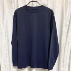 ＵＶカット吸汗速乾長袖Ｔシャツ XS ダークネイビー 紺　男女兼用　無印