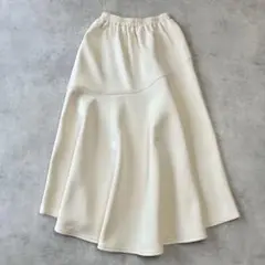 美品　美シルエットダンボールニットフレアスカート　リリディア⑦