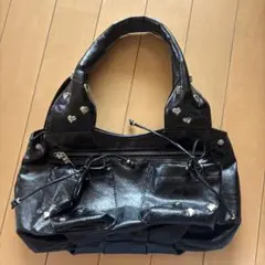 Tina Jolin ハートスタッズ 黒バッグ
