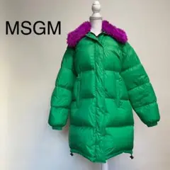 MSGM ⭐︎ ロング オーバーサイズダウンコート パテッドコート
