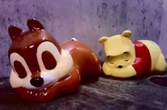 Disney大好き❗️ おやすみプーさん おやすみチップ 貯金箱２点セット