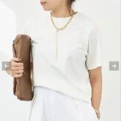 Deuxieme Classe　Mme.CREW Tシャツ　サックスブルー 新品【DeuxiemeClasse Mme CREW Tシャツ】 半袖 ブルー サックス