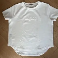 mignon 刺繍入りホワイトTシャツ 140サイズ