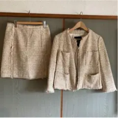 【Drawer】ツイード セットアップ ジャケット スーツ【ドゥロワー】