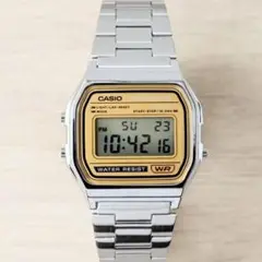 【新品】大人気!CASIO カシオ メンズ腕時計 シルバー ブラウン