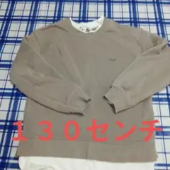 GLOBAL WORK トレーナー 130 ベージュ