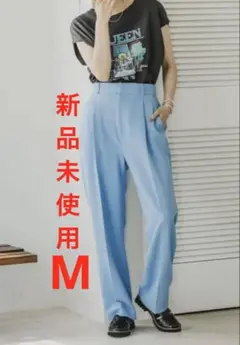 【新品未使用】ベイフロー　ブライトカラータックパンツ　M