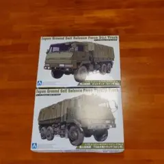 陸上自衛隊 1/72 31/2tトラック3トン半新型73式大型トラック 3トん判