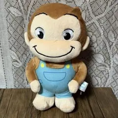 激レア　GEORGE'S おさるのジョージ ぬいぐるみ オーバーオール 新品タグ付】おさるのジョージ おすわり ぬいぐるみ