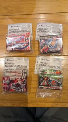 仮面ライダーシリーズDXミニチュア＆パッケージコレクション01 4点セット