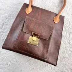 ✨美品✨ETRO エトロ ハンドバッグ ペイズリー ゴールド金具