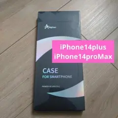 【iPhone 14plus／14proMax】クリアケース 画面保護 スタンド