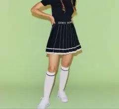 Eimy Golf メッシュニットスカート インナー付き　ブラック