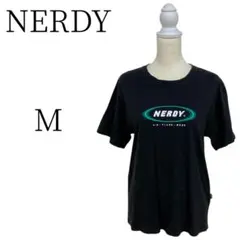 NERDY ノルディ 黒 五分袖・七分袖 Tシャツ・カットソー M