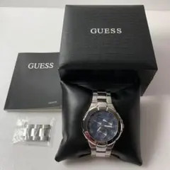 【ケース付き】「GUESS」腕時計　クロノグラフ【新品電池交換済】
