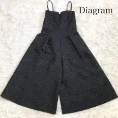 【未使用級‼︎】グレースコンチネンタルdiagram ジャガードドレスサロペット黒