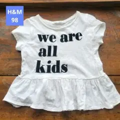 sale！H&M　Simpleロゴのチュニック