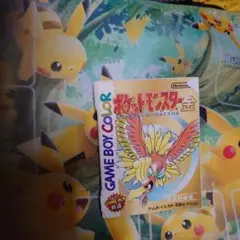 ニンテンドーゲームボーイソフトのポケットモンスター金の説明書