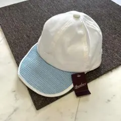 【高級】新品未使用タグ　Borsalino ボルサリーノ　サマーキャップ　帽子