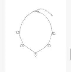 33club Circle heart necklace シルバー