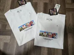 【新品未使用】ユニクロ　マリオTシャツ　親子　ペア