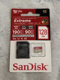 SanDisk Extreme microSDXC UHS-Iカード 128GB