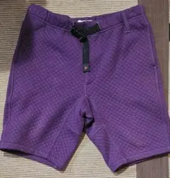 B:MING キルティングショートパンツ 紫