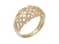 タサキ TASAKI ダイヤモンド/0.07ct リング 11号 K18YG