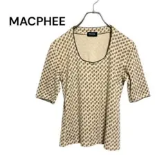 MACPHEE　マカフィー　ペイズリー柄　コットンカットソー　綿100%　日本製