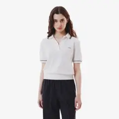 【美品】 LACOSTE ラコステ　スキッパーネック　ポロシャツ　34 S