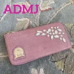 admj スワロフスキー長財布