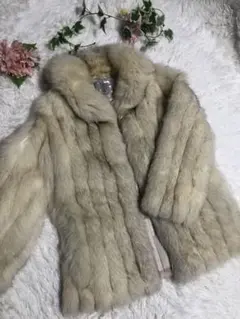 サガフォックス 毛皮コート 美品