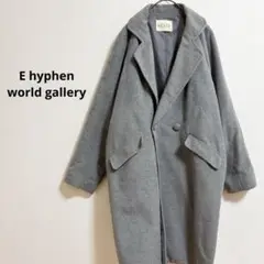 a191【Ehyphenworldgallery】レトロチェスターロングコート