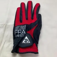 ルコック ゴルフグローブ 赤と黒