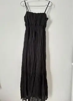 【archives】キャミソールロングワンピース M ブラック　新品/未使用