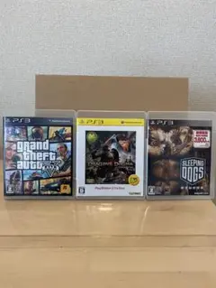 PS3 グランドセフトオートV、ドラゴンズドグマ、スリーピングドッグス