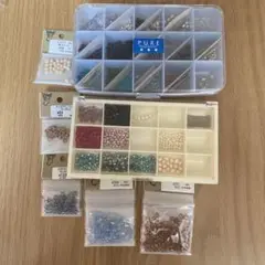 チェコビーズなどセット 多様な色と形