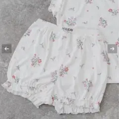 HOLIDAY*Miller Prib shorts ホワイト　FLOWER