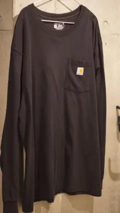 Carhartt カーハート ロングスリーブTシャツ ポケット付き ブラック